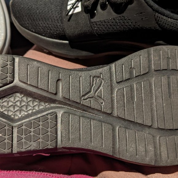 Puma Wired Run black size 7 (youth/men) shoes $25 - Picture 3 of 4